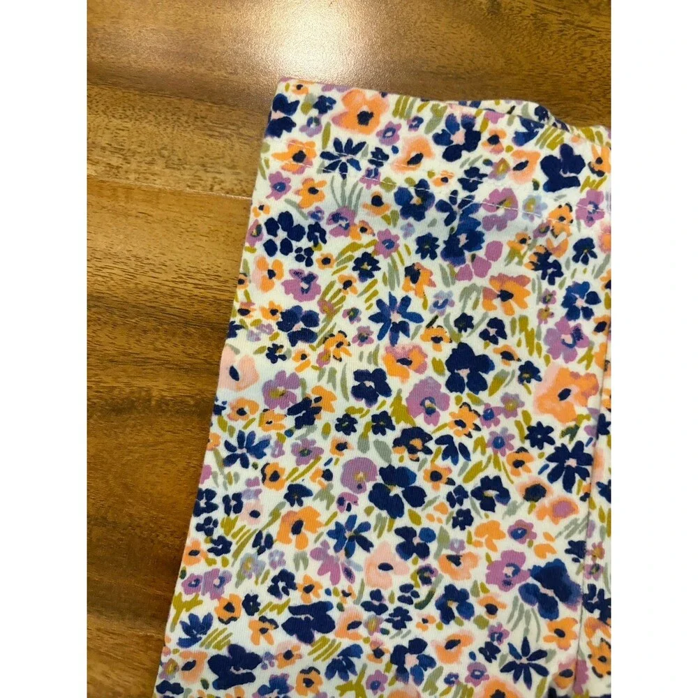Leggings Bundle - Carter’s & OshKosh - Flowers and Stripes, Size 4T